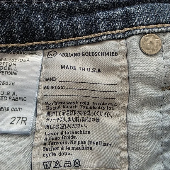 AG Adriano Goldschmied “The Beau” Slouchy Skinny Jeans – Size 27, Women’s - Picture 6 of 10